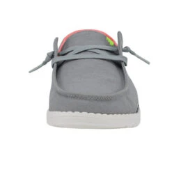 Heydude Hey Dude Wendy Steel Grey Snake Print Shoes -Heydude Store 121413190 WENDY SNAKE LINEN STEEL GREY 05 720x 77d8ef90 9b11 406b 9c00 654c8ad03817