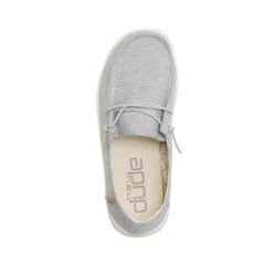 Wendy Youth Linen - Grey -Heydude Store 130123096 WENDY YOUTH LINEN GREY 06