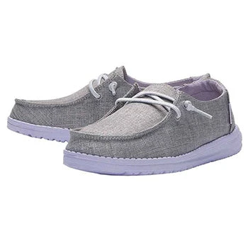 Heydude Hey Dude Wendy Youth Sparkling Grey Lilac 7 Heydude Hey Dude Wendy Youth Sparkling Grey Lilac - Image 5
