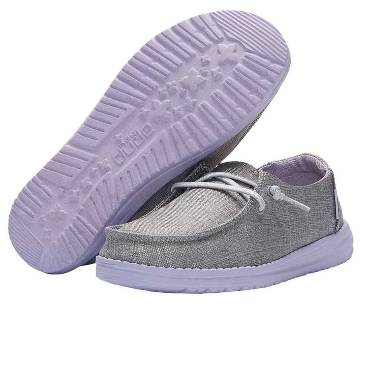 Heydude Hey Dude Wendy Youth Sparkling Grey Lilac 4 Heydude Hey Dude Wendy Youth Sparkling Grey Lilac - Image 2