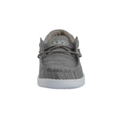 Wally Youth Linen - Stone 11 Wally Youth Linen - Stone -Heydude Store 130130704 WALLY YOUTH LINEN STONE 04