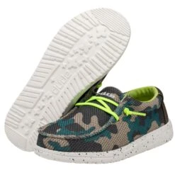 Wally Youth Sox - Taupe Camo -Heydude Store 130137034 WALLY YOUTH SOX TAPUE CAMO LEFT 3 dedfbc33 883d 46d3 8560 c33aeee6f489