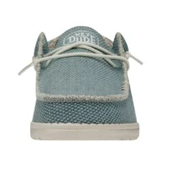 Wally Braided - Aqua -Heydude Store 40003 449 WALLYBRAIDED AQUA LEFTFRONT