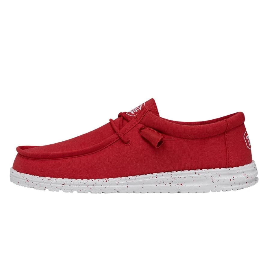 Wally Slub Canvas - Red 3 Wally Slub Canvas - Red