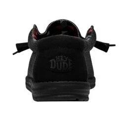 Wally Sox - Jet Black -Heydude Store 40019 0XD WALLY SOX JET BLACK LEFT 5