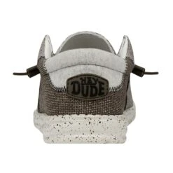 Wally Stitch - Teak -Heydude Store 40021 1IU WALLYSTITCH TEAK LEFTBACK