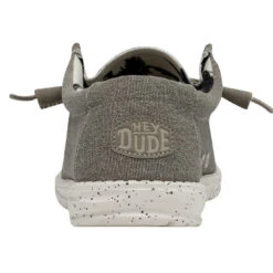 Wally Stretch - Beige -Heydude Store 40022 205 WALLYSTRETCHCANVAS BEIGE LEFTBACK