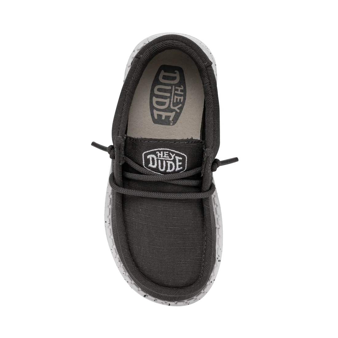 Heydude Hey Dude Wally Toddler Slub Canvas Dark Grey 9 Heydude Hey Dude Wally Toddler Slub Canvas Dark Grey - Image 7
