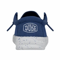 Heydude Hey Dude Wally Toddler Slub Canvas True Blue 19 Heydude Hey Dude Wally Toddler Slub Canvas True Blue -Heydude Store 40029 428 WALLYTODDLERSLUBCANVAS TRUEBLUE RIGHTBACK
