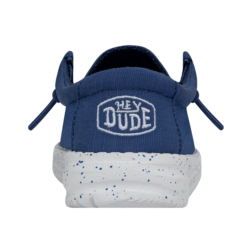 Heydude Hey Dude Wally Toddler Slub Canvas True Blue 11 Heydude Hey Dude Wally Toddler Slub Canvas True Blue - Image 9