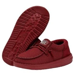 Wally Toddler Funk Mono - Red 10 Wally Toddler Funk Mono - Red -Heydude Store 40030 610 WALLYTODDLERFUNKMONO RED PAIRBOTTOM