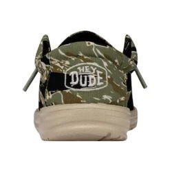 Wally Youth Camouflage - Tiger Stripe Camo -Heydude Store 40042 9CJ WALLYYOUTHCAMOUFLAGE TIGERSTRIPECAMO LEFTBACK