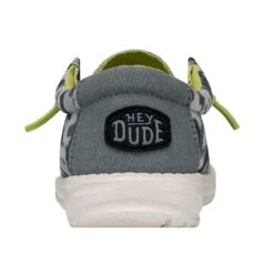 Wally Youth Camodino - Blue -Heydude Store 40043 425 WALLYYOUTHCAMODINO BLUE LEFTBACK