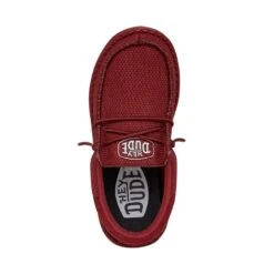 Wally Youth Funk Mono - Red -Heydude Store 40045 610 WALLYYOUTHFUNKMONO RED LEFTTOP