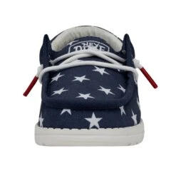 Wally Youth Patriotic - American Flag -Heydude Store 40046 9CW WALLYYOUTHPATRIOTIC AMERICANFLAG LEFTFRONT