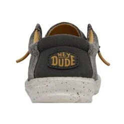 Wally Youth Stretch - Taupe 12 Wally Youth Stretch - Taupe -Heydude Store 40050 214 WALLY YOUTH STRETCH TAUPE LEFT 5