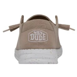 Wendy Slub Canvas - Tan -Heydude Store 40063 265 WENDYSLUBCANVAS TAN LEFTBACK