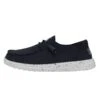 Wendy Slub Canvas - Navy -Heydude Store 40063 410 WENDYSLUBCANVAS NAVY LEFTSIDE 1