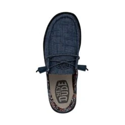 Wendy Funk Slub Blanket - Midnight Rain -Heydude Store 40066 4MK WENDYFUNKSLUBBLANKET MIDNIGHTRAIN LEFTTOP