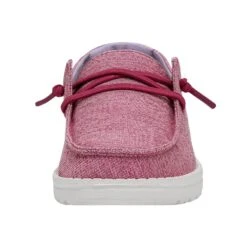 Wendy Youth - Sparkle Pink -Heydude Store 40099 6VG WENDY YOUTH SPARKLE PINK LEFT 4