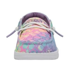 Wendy Youth - Cat Flow Leopard -Heydude Store 40106 9BW WENDY YOUTH CAT FLOW LEOPARD LEFT 4