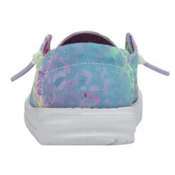 Wendy Youth - Cat Flow Leopard -Heydude Store 40106 9BW WENDY YOUTH CAT FLOW LEOPARD LEFT 5