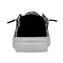 Wendy Youth Rise Eyelet - Black -Heydude Store 40108 001 WENDY YOUTH RISE EYELET BLACK LEFT 5