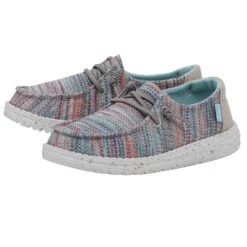 Wendy Youth Stretch - Sunset Pink 10 Wendy Youth Stretch - Sunset Pink -Heydude Store 40111 9C9 WENDY YOUTH STRETCH SUNSET PINK LEFT 2