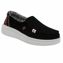 Heydude Hey Dude Misty Rise Black Palm -Heydude Store 40126 0DH MISTYRISE BLACKPALM RIGHTANGLE