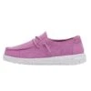 Wendy Youth Slub Canvas - Violet -Heydude Store 40143 508 WENDY YOUTH SLUB CANVAS VIOLET LEFT 1