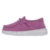 Wendy Toddler Slub Canvas - Violet -Heydude Store 40144 508 WENDYTODDLERSLUBCANVAS VIOLET LEFTSIDE