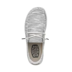Wendy Sox Wide - Glacier Grey -Heydude Store 40152 1HD WENDYSOXWIDE GLACIERGREY LEFTTOP