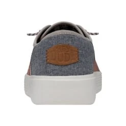 Conway Craft - Red White Blue -Heydude Store 40179 6WM CONWAYMCRAFTLINEN REDWHITEBLUE LEFTBACK