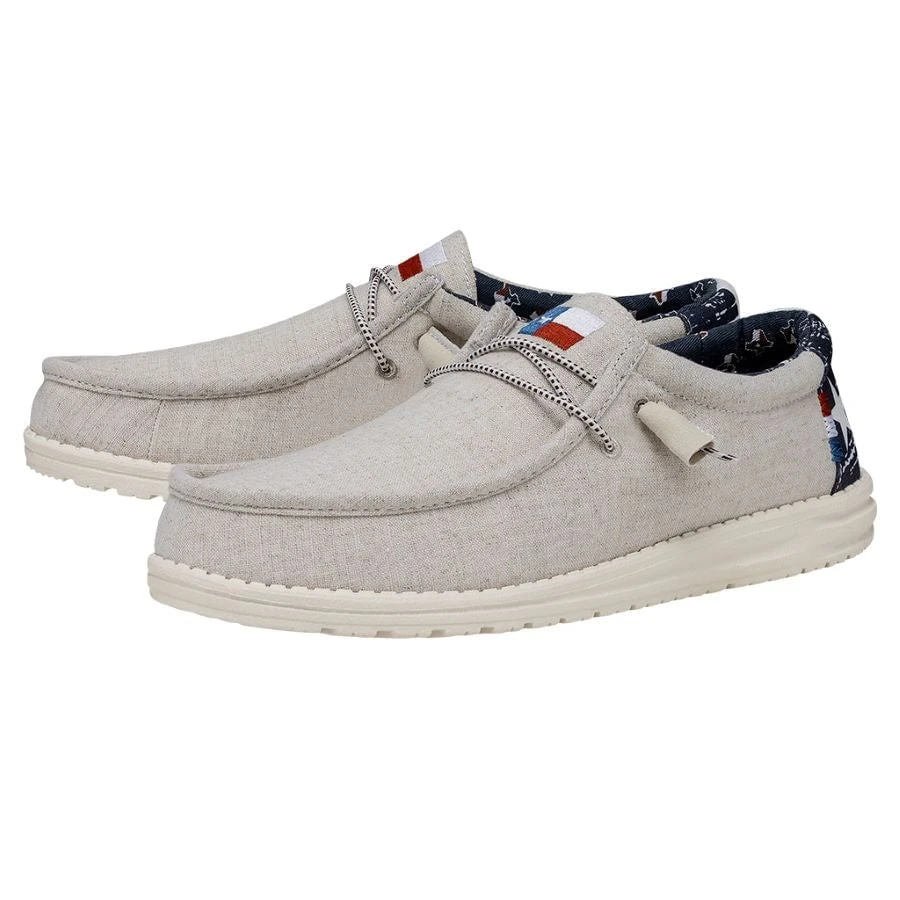 Wally Texas Canvas - Off White 4 Wally Texas Canvas - Off White - Image 2