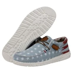 Wally Americana - Denim Star 11 Wally Americana - Denim Star -Heydude Store 40395 4NR WALLYAMERICANA DENIMSTAR PAIRBOTTOM 1