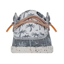 Wally Toddler Tropical - Blue -Heydude Store 40477 425 WALLYTODDLERTROPICAL BLUE LEFTFRONT