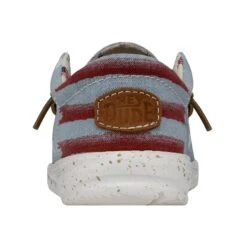 Wally Youth Americana - Denim Star -Heydude Store 40479 4NR WALLYAMERICANAYOUTH DENIMSTAR LEFTBACK