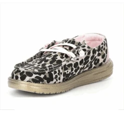Heydude Hey Dude Wendy Youth Leopard Nut