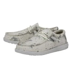 Heydude Hey Dude Men's Wally Camouflage Greyscale Desert Camo