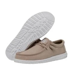 Heydude Hey Dude Men's Wally Slub Canvas Tan -Heydude Store Screenshot2023 02 23150642